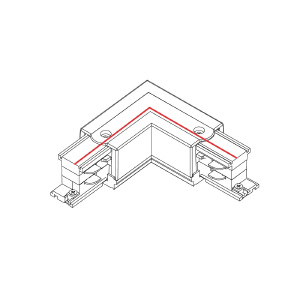 Коннектор L-образный правый Nowodvorski Ctls Power 8227