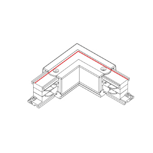 Коннектор L-образный левый Nowodvorski Ctls Power 8705