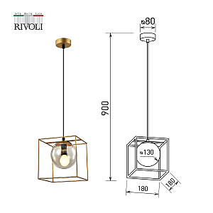 Светильник подвесной Rivoli Miyuki 5146-210