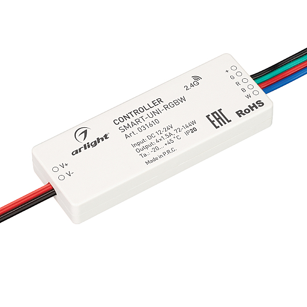 Контроллер для мультицветной (RGBW) светодиодной ленты (ШИМ) Arlight 031610