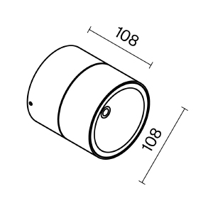 Накладной светильник Maytoni Spin O310CL-L12W3K