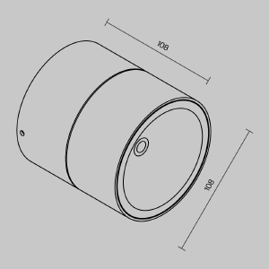 Накладной светильник Maytoni Spin O310CL-L12W3K