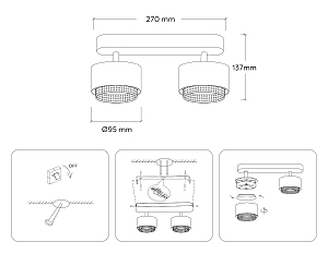 Светильник спот Ambrella Techno family TN71285