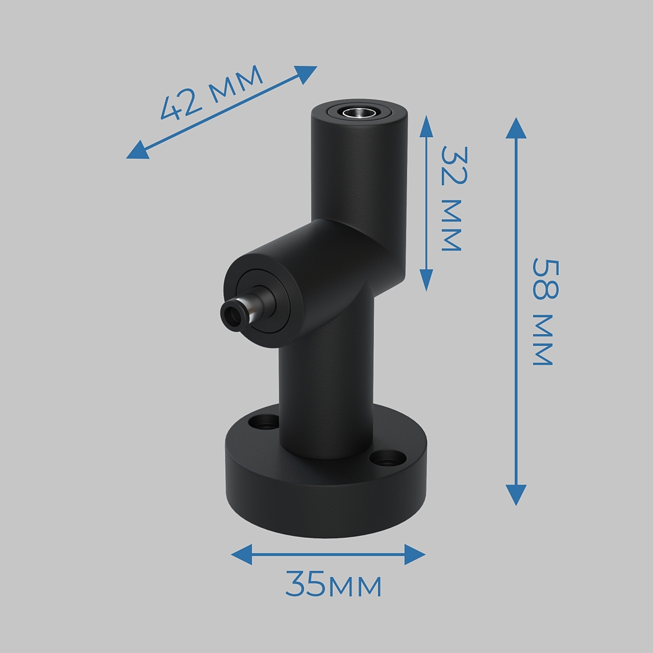 L - соединитель (IN-OUT) стена-потолок настенной монтаж IMEX Thin-Smart  IL.0060.4003-BK - купить по цене 1 000 руб. в интернет-магазине Маркет-Света