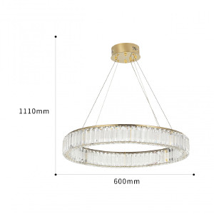 Подвесная люстра Arte Milano 2728B.D600.LED G