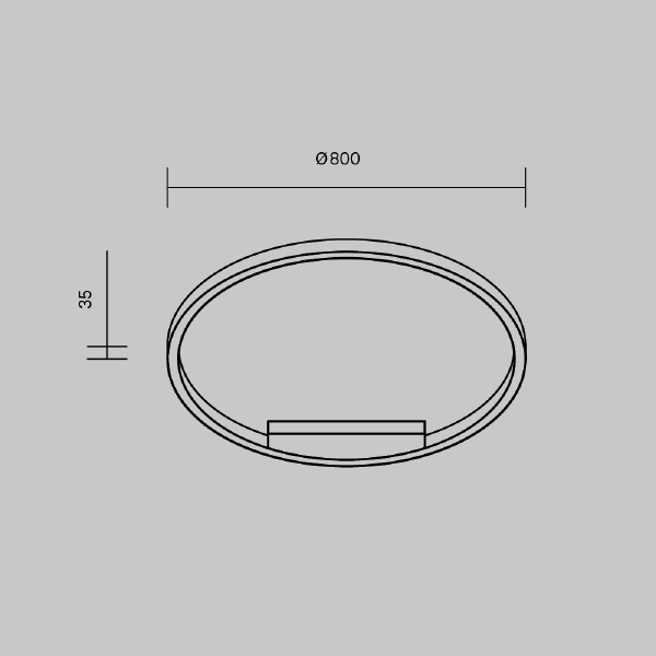 Светильник потолочный Maytoni Rim MOD058CL-L50BSK