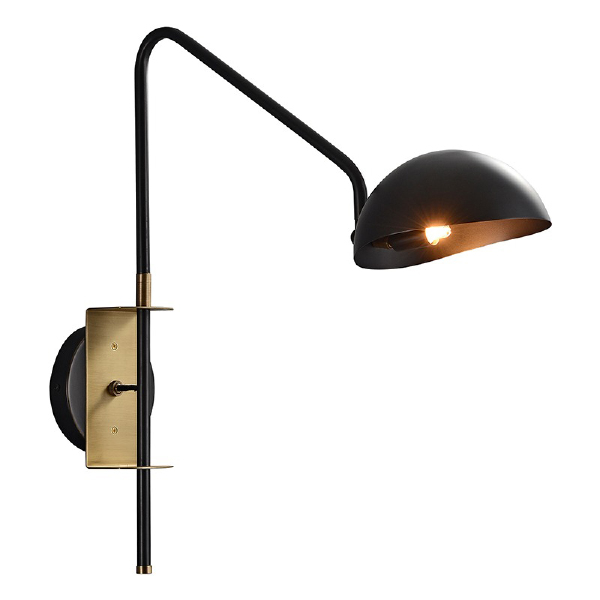 Настенное бра Delight Collection Wall lamp MT9049-1WB black/bronze