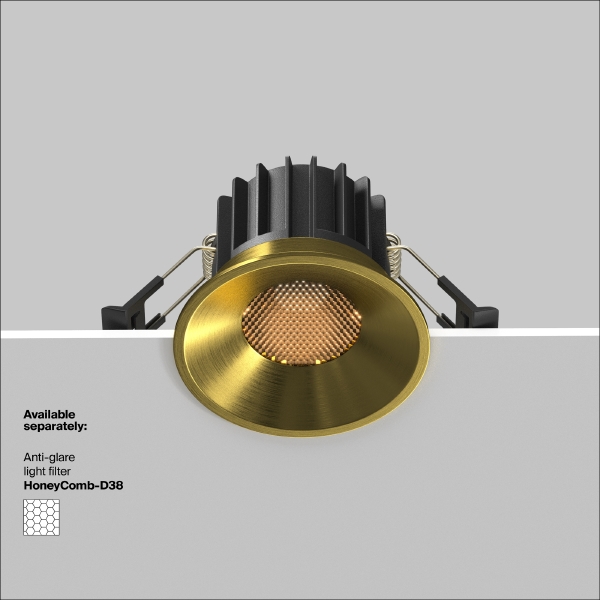 Встраиваемый светильник Maytoni Round DL058-12W3K-BS