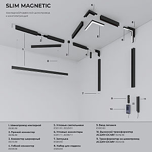 Блок питания Elektrostandard Slim Magnetic Slim Magnetic Блок питания 200W белый 95042/00