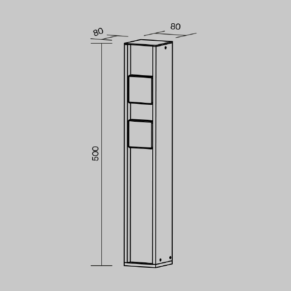 Розетка Maytoni Socket O459FL-GF02SC