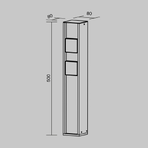 Розетка Maytoni Socket O459FL-GF02SC