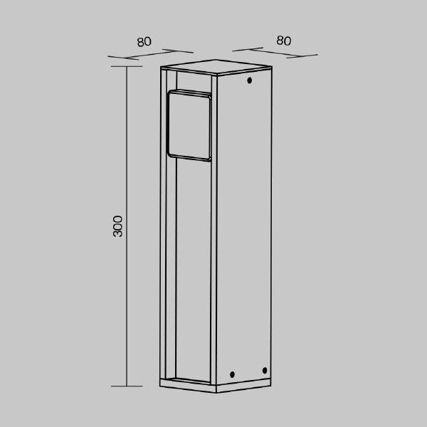 Розетка Maytoni Socket O459FL-GF01SC