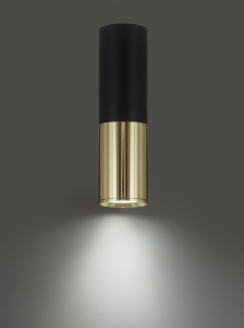 Настенный светильник Lumina Deco LDW 1101-1 BK+GD