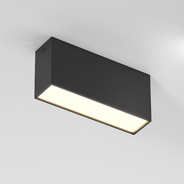 Накладной светильник Elektrostandard Block 25109/LED 10W 3000K черный