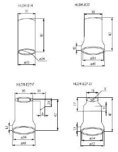 Патрон Kanlux Hldr-E27 2160