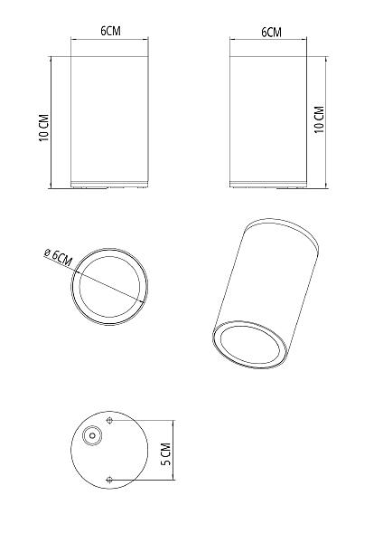 Уличный потолочный светильник Arte Lamp Torcular A1807PF-1BK