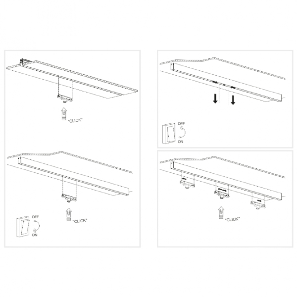 Трековый светильник iLEDEX TECHNICAL VISION48/22 4822-017-D23-2W-24DG-3000K-BK