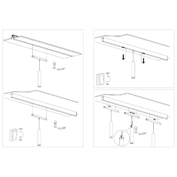 Трековый светильник iLEDEX TECHNICAL VISION48/22 4822-008-H300-20W-24DG-4000K-WH