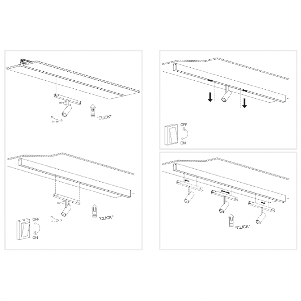 Трековый светильник iLEDEX TECHNICAL VISION48/22 4822-007-D75-30W-38DG-4000K-BK