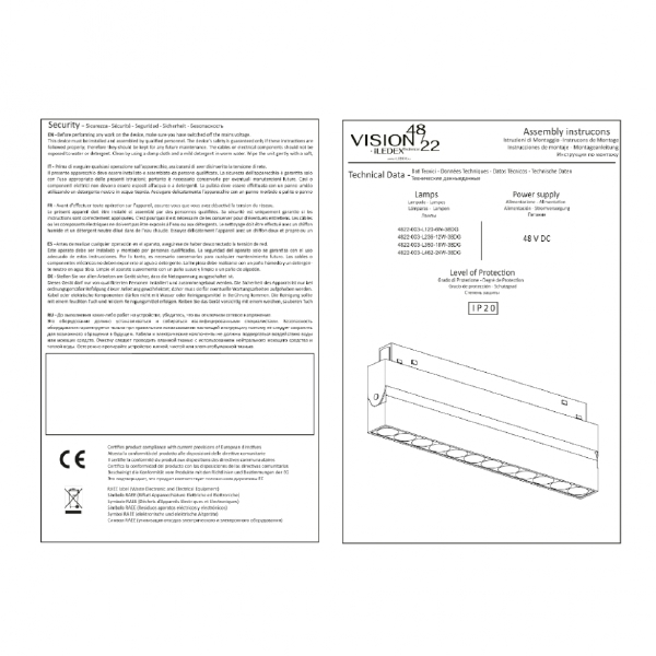 Трековый светильник iLEDEX TECHNICAL 4822-003-L462-24W-38DG-4000K-WH