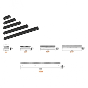 Трековый светильник iLEDEX TECHNICAL VISION48/22 SMART 4822-002-L460-24W-38DG-WH