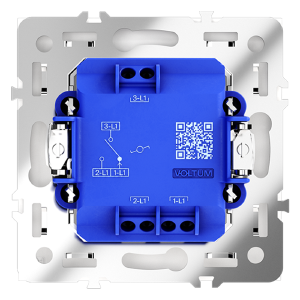 Проходной переключатель одноклавишный Voltum S70 VLS010301