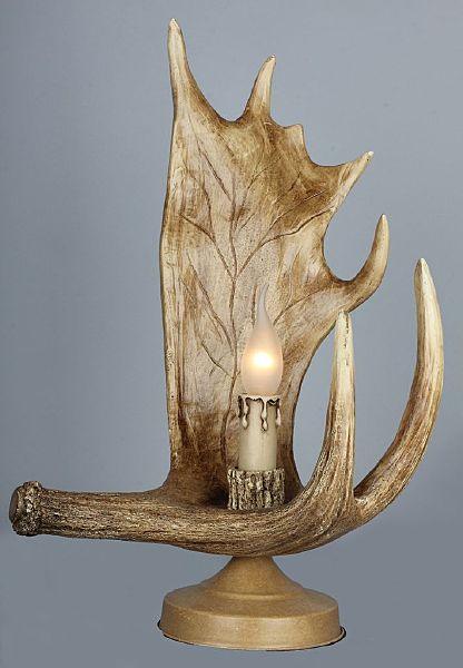 Настольная лампа с рогами Loureiro OML-52004-01 Omnilux